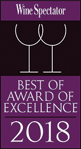 Wine Spectator Best of Award 2018